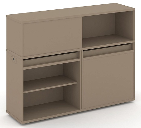 Набор №11. Тумба двойная + низкая надставка ES.NB.2N-11