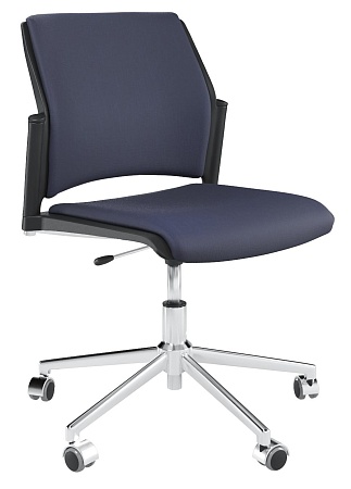 REWIND Кресло, каркас Хром, Пластик Черный ЦБ-00014531