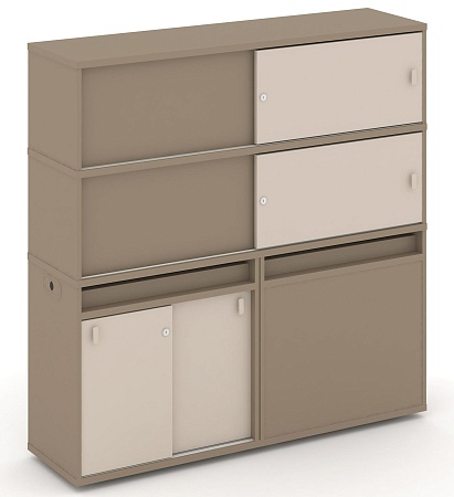 Набор №26. Тумба двойная + высокая надставка ES.NB.2V-26