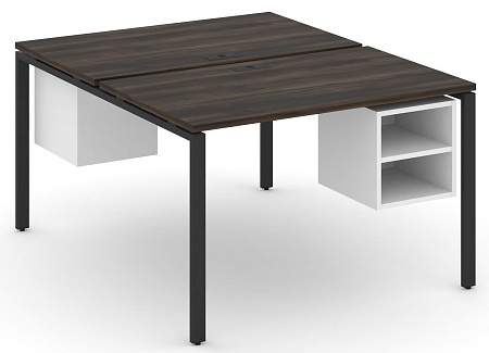 Рабочая станция двух сторонняя с подвесными тумбами на 2 места CN.DRS-106