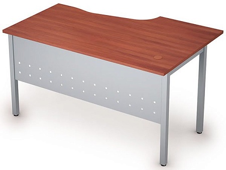 Стол на металлических опорах, экран металл 2МК.122L