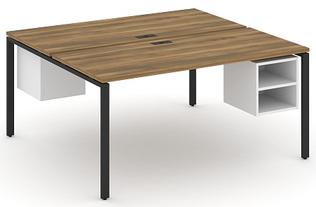 Рабочая станция двух сторонняя с подвесными тумбами на 2 места CN.DRS-108