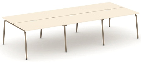 Рабочая станция на 6 мест с вырезом ES.D.RS-6.2-VK