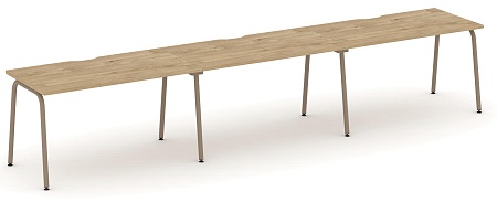 Рабочая станция на 3 места с вырезом ES.RS-3.3-VK