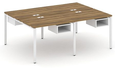 Рабочая станция двухсторонняя с подвесными тумбами на 4 места CN.DRS-121