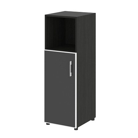 Шкаф средний узкий LT.SU-2.2 R (L) black