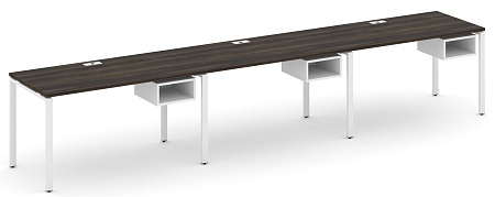 Рабочая станция односторонняя с подвесными тумбами на 3 места CN.ORS-123