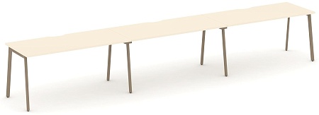 Рабочая станция на 3 места  с вырезом ES.RS-3.4-VP