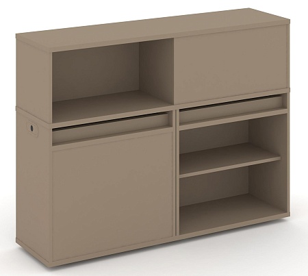 Набор №12. Тумба двойная + низкая надставка ES.NB.2N-12