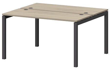 Бенч двойной на металлокаркасе СМС2-П-16К.120.Пр50