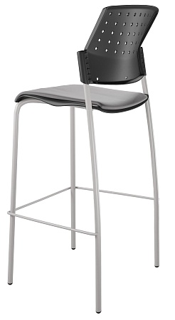 MOVIE барный, каркас Серый, Пластик Черный ЦБ-00011519