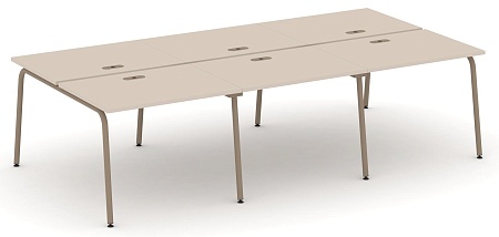 Рабочая станция на 6 мест с лючком ES.D.RS-6.1-LK