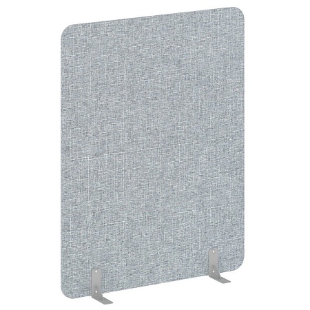 Перегородки на металлических опорах на фетровых по...