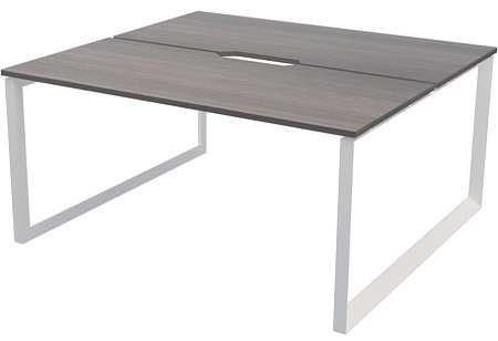 Бенч двойной на 2 рабочих места на металлокаркасе НТМП.О.Б2-200