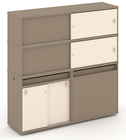 Набор №26. Тумба двойная + высокая надставка ES.NB.2V-26