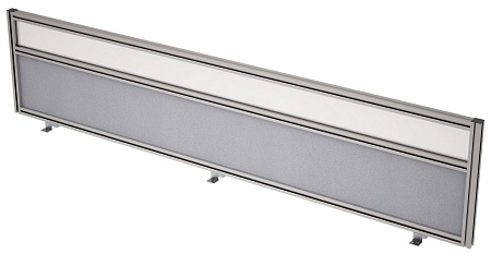 Барьер фронтальный в алюминевом профиле, вставка с...