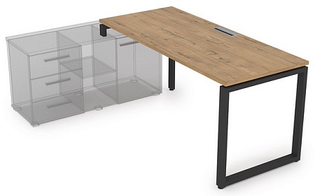 Стол рабочий, прямолинейный, левый  СТЛ-О.989