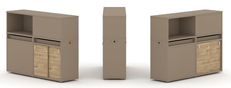 Набор №20. Тумба двойная + низкая надставка ES.NB.2N-20