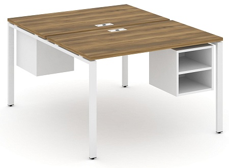 Рабочая станция двух сторонняя с подвесными тумбами на 2 места CN.DRS-106