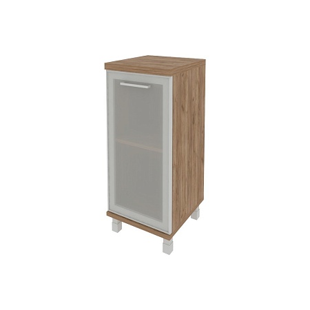 Шкаф низкий узкий правый (1 низкая дверь стекло в раме) KSU-3.2R(R)