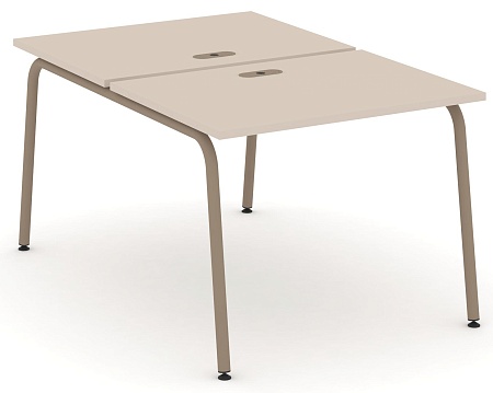 Рабочая станция на 2 места с лючком ES.D.RS-2.1-LK