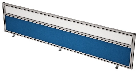 Барьер фронтальный в алюминевом профиле, вставка с...