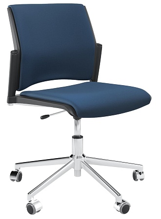 RESTART Кресло, каркас Хром, Пластик Черный ЦБ-00014001