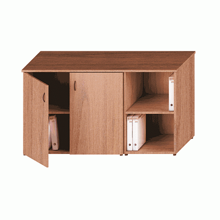 Шкаф комбинированный низкий (закрытый + стеллаж узкий) Исп.05