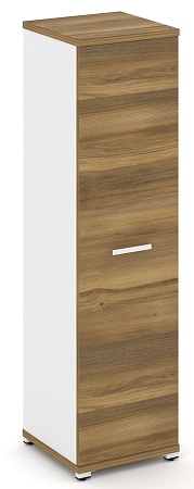 Шкаф одна узкая секция, 4 ниши (фасад ЛДСП, 4 ниши) CN.STU-416 B/W