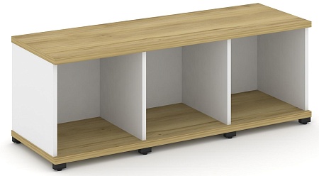 Стеллаж три узкие секции, 1 ниша CN.STU-130