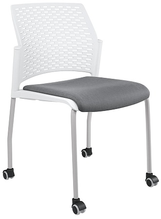 REWIND на колёсах, каркас Серый, Пластик Белый ЦБ-00014072