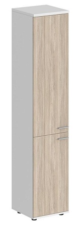 Шкаф высокий 2-х дверный, з.ст ЛДСП, левый SG.812.L