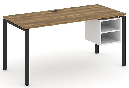 Стол рабочий с подвеснй тумбой с двумя открытыми нишами CN.SP-108