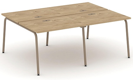 Рабочая станция на 4 места с лючком ES.D.RS-4.1-LK