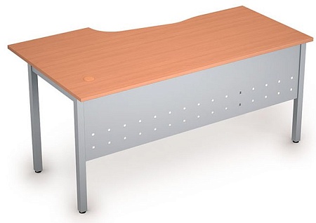 Стол на металлических опорах, экран металл 2МК.121R