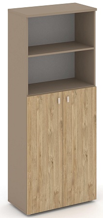 Шкаф высокий широкий (2 средних фасада ЛДСП) ES.ST-1.6