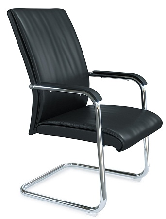 Кресло посетителя, экокожа AL 752 V