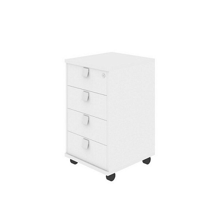 Тумба подкатная (4 ящика фолдинг, с замком) Л.ТМ-4F