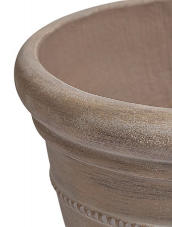 Кашпо TREEZ Ergo Italica Классический конус Капучино д-52, в-46 см