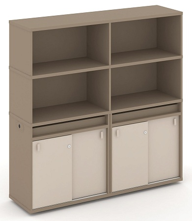 Набор №7. Тумба двойная + высокая надставка ES.NB.2V-7