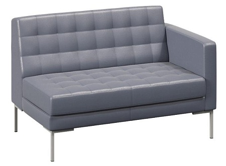 Секция с подлокотником двухместная правая FR-SP-02(R)