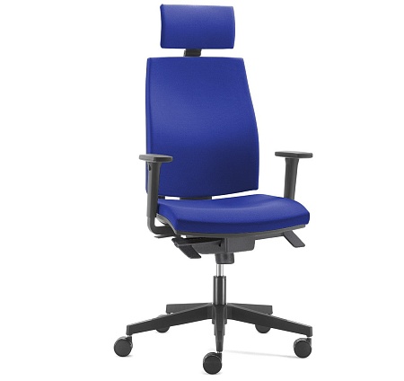 Кресло синх, 3D,черн, подг JOB 661 3D black MH YI386 headrest
