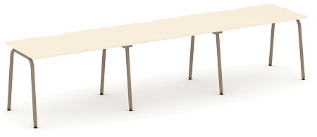 Рабочая станция на 3 места с вырезом ES.RS-3.2-VK