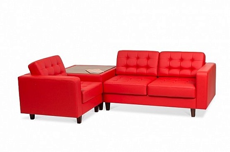 Стол угловой со стеклом  KosT-2