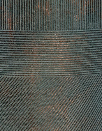 Кашпо TREEZ ERGO Graphics Высокая округлая чаша Окись с медной патиной в-75 см, д-47 см