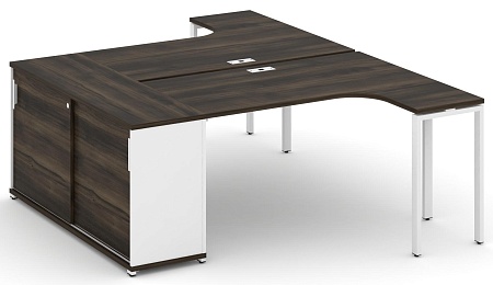 Рабочая станция с опорным стеллажом CN.DSA-217 B/W