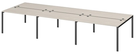 Бенч двойной на 6 рабочих мест АМБ-005-6