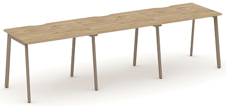 Рабочая станция на 3 места  с вырезом ES.RS-3.1-VP