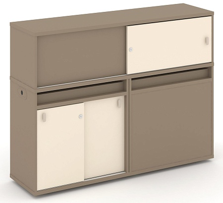 Набор №21. Тумба двойная + низкая надставка ES.NB.2N-21