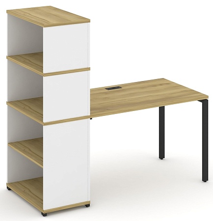 Стол рабочий с опорным стеллажом с надставкой высокой CN.SP-214